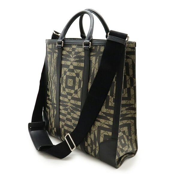 GUCCI Black Leather Shoulder Bag - Picture 3 of 10